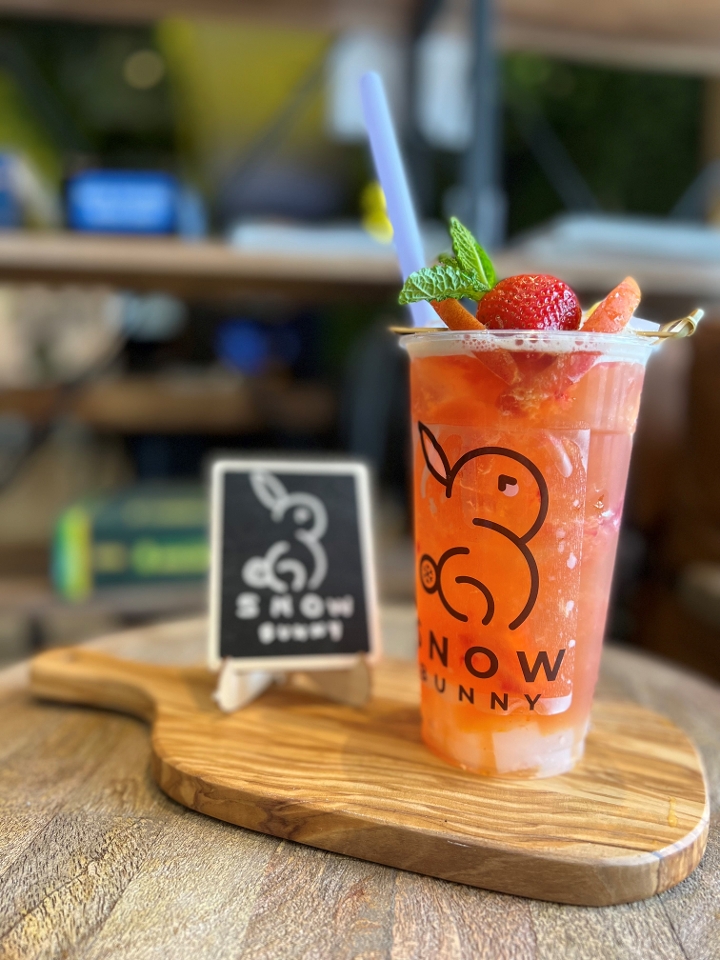 Strawberry Peach Tea.