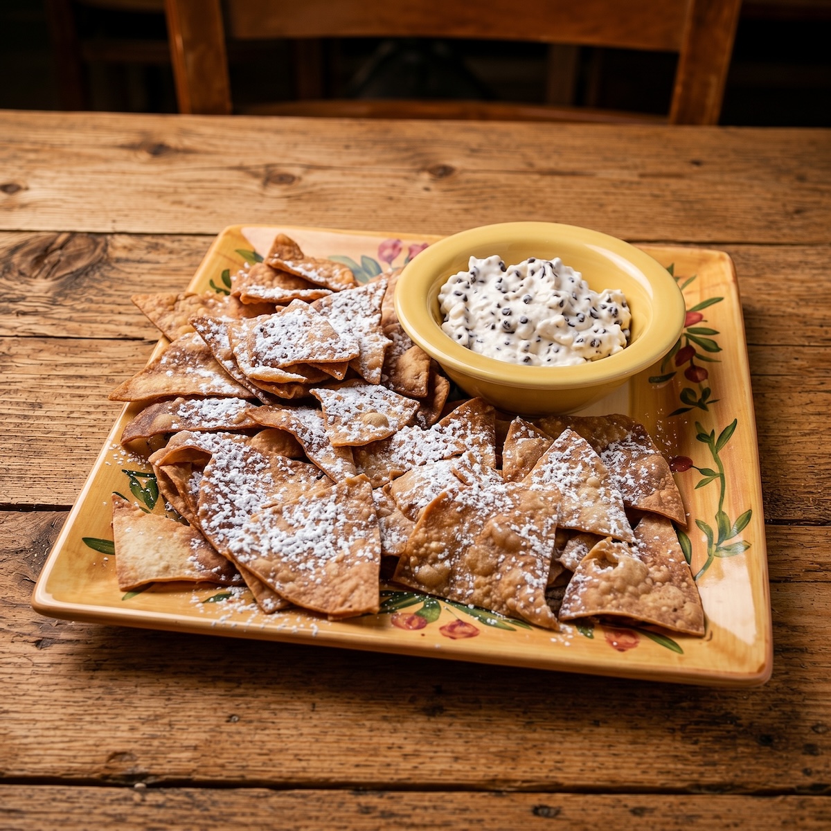 Cannoli Chips & Dip.
