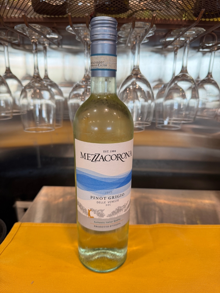 Bottle Pinot Grigio.