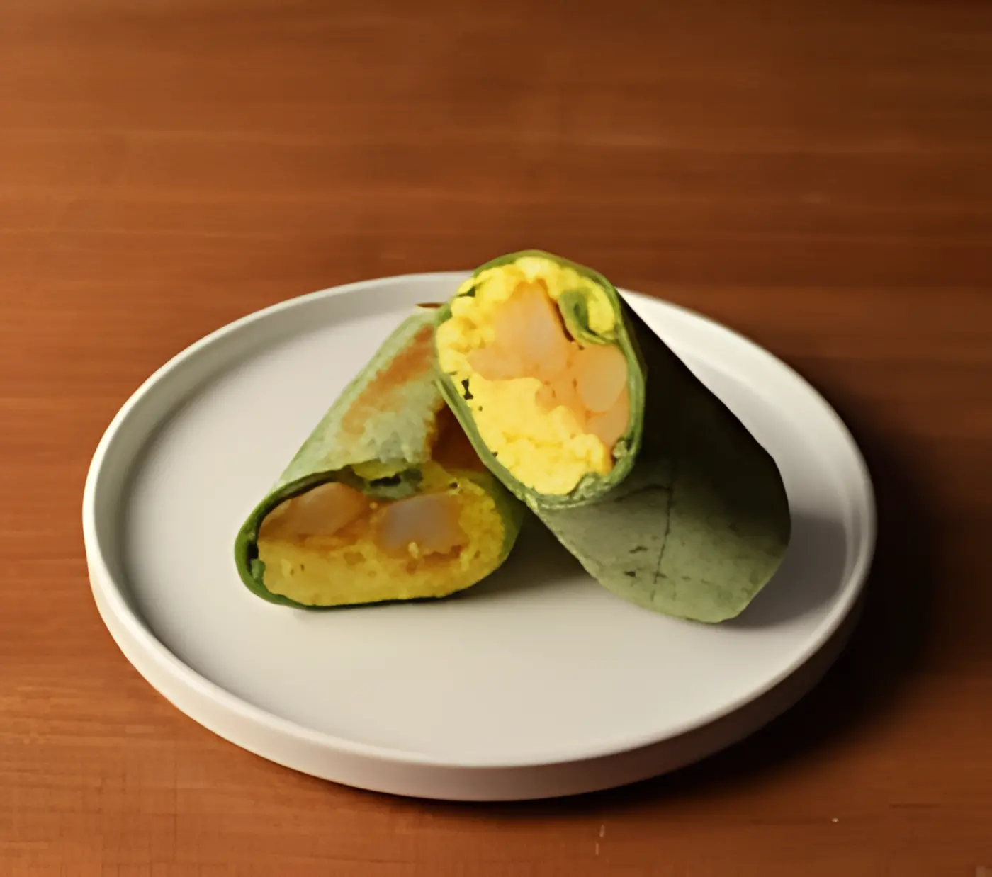 Egg and Potatoes Burrito.