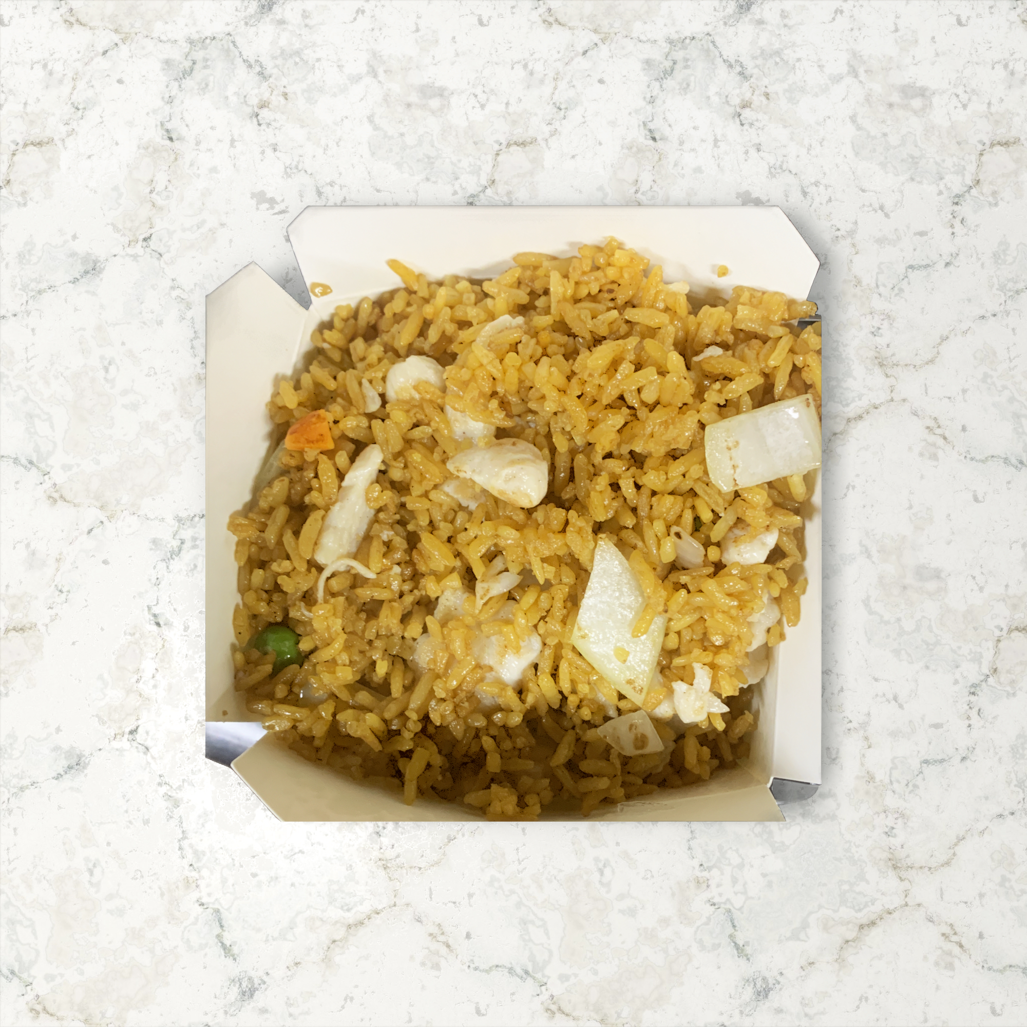 19 鸡炒饭CHICKEN Fried Rice.