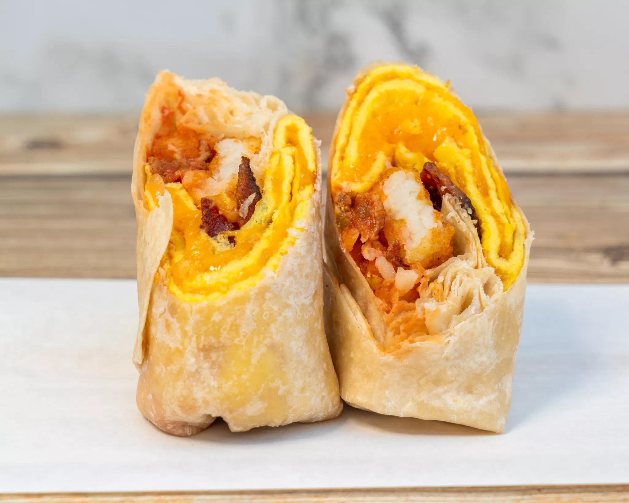Bacon Hooked Burrito.