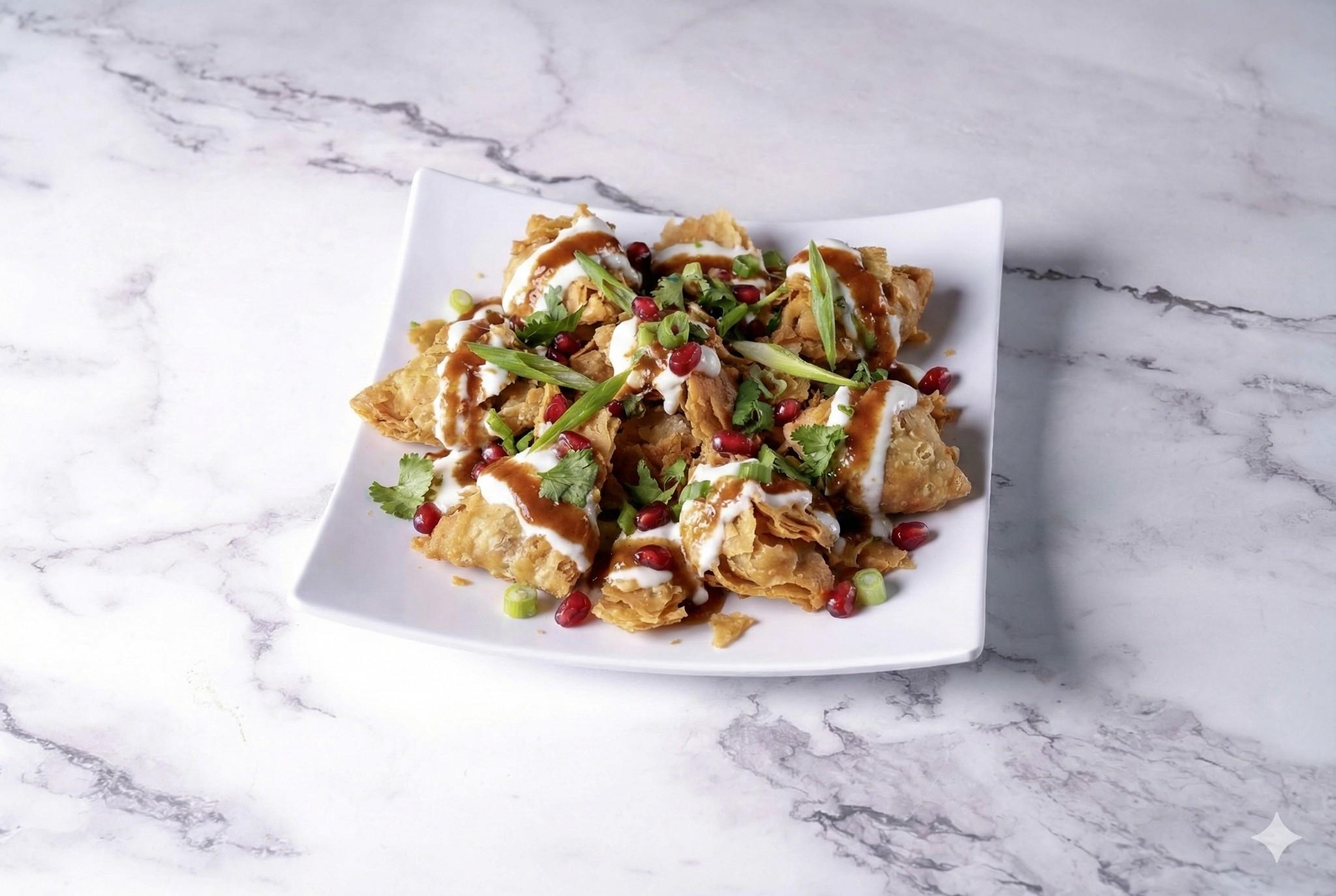 Samosa Chaat.