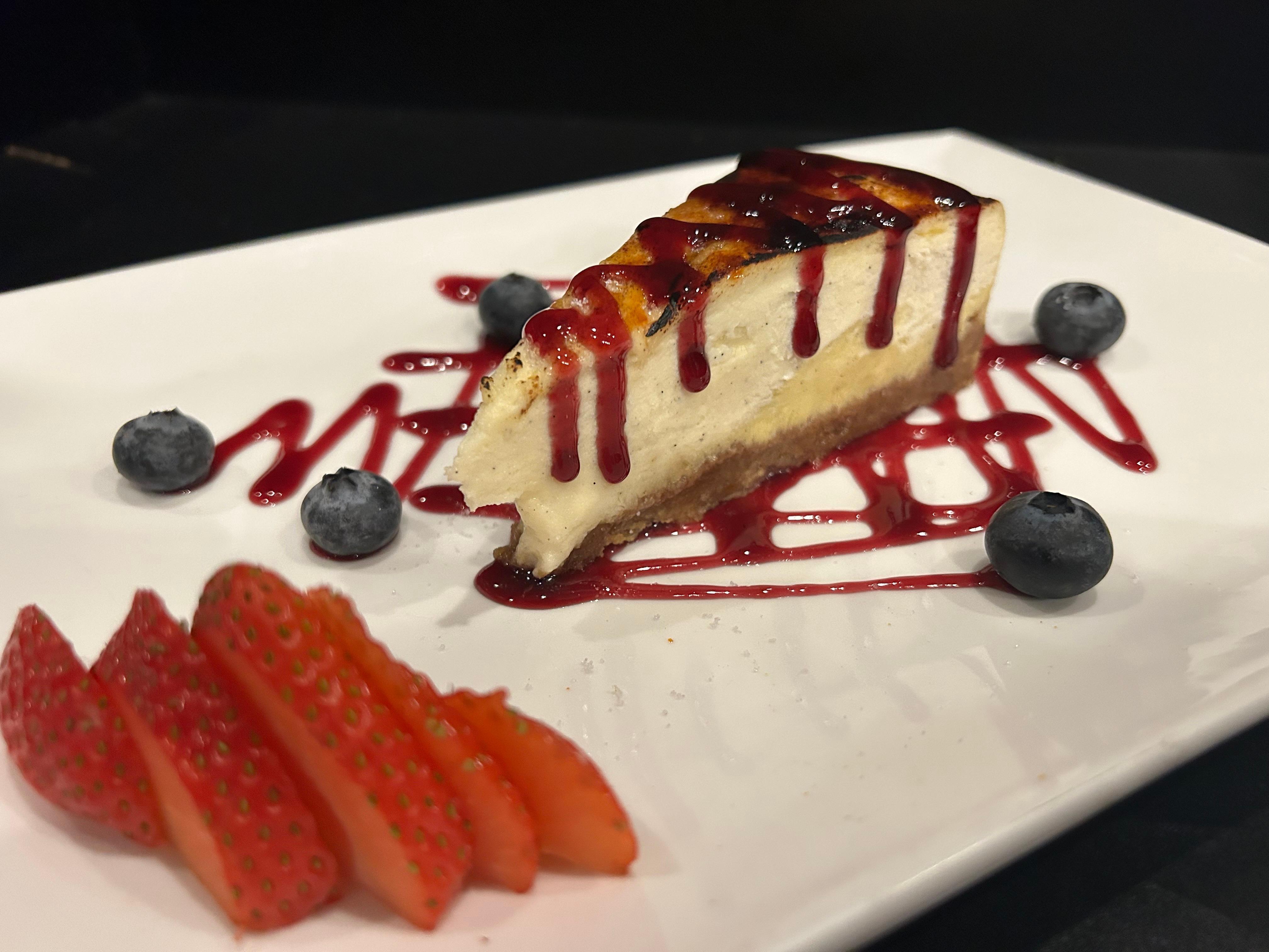 Cream Brulee Cheesecake.