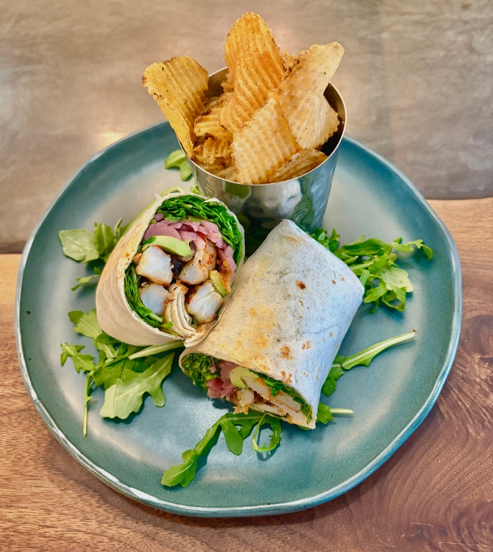 Grilled Shrimp Wrap.