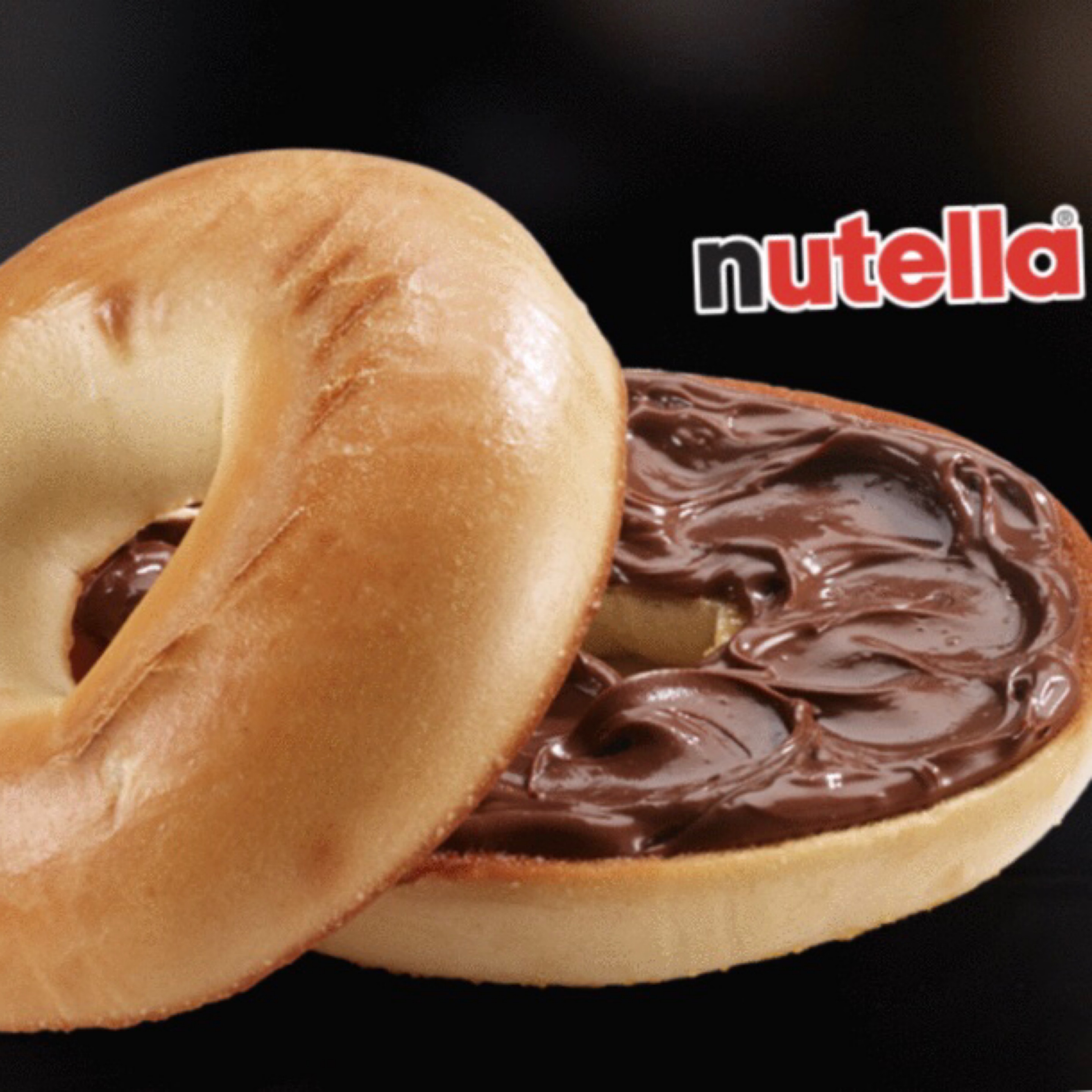 Bagel + Nutella.