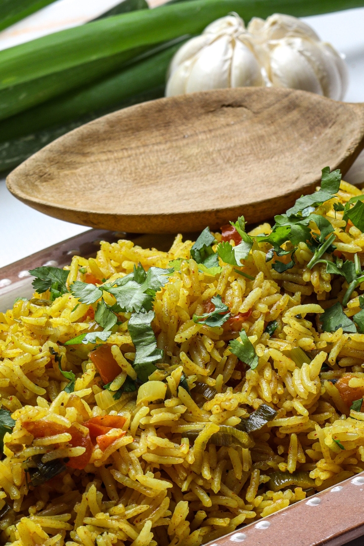 Pulao Rice.