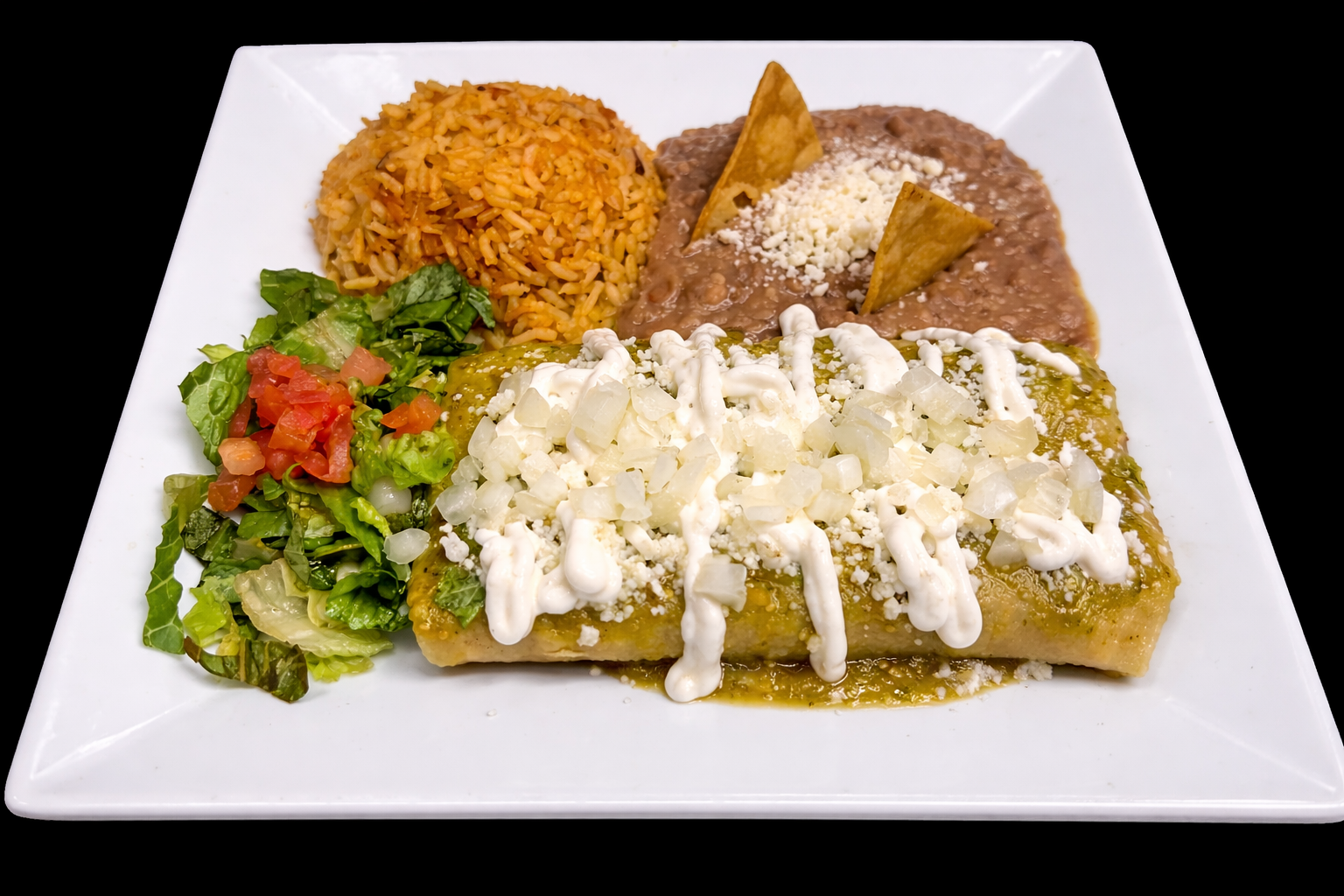 Carnitas Enchiladas.