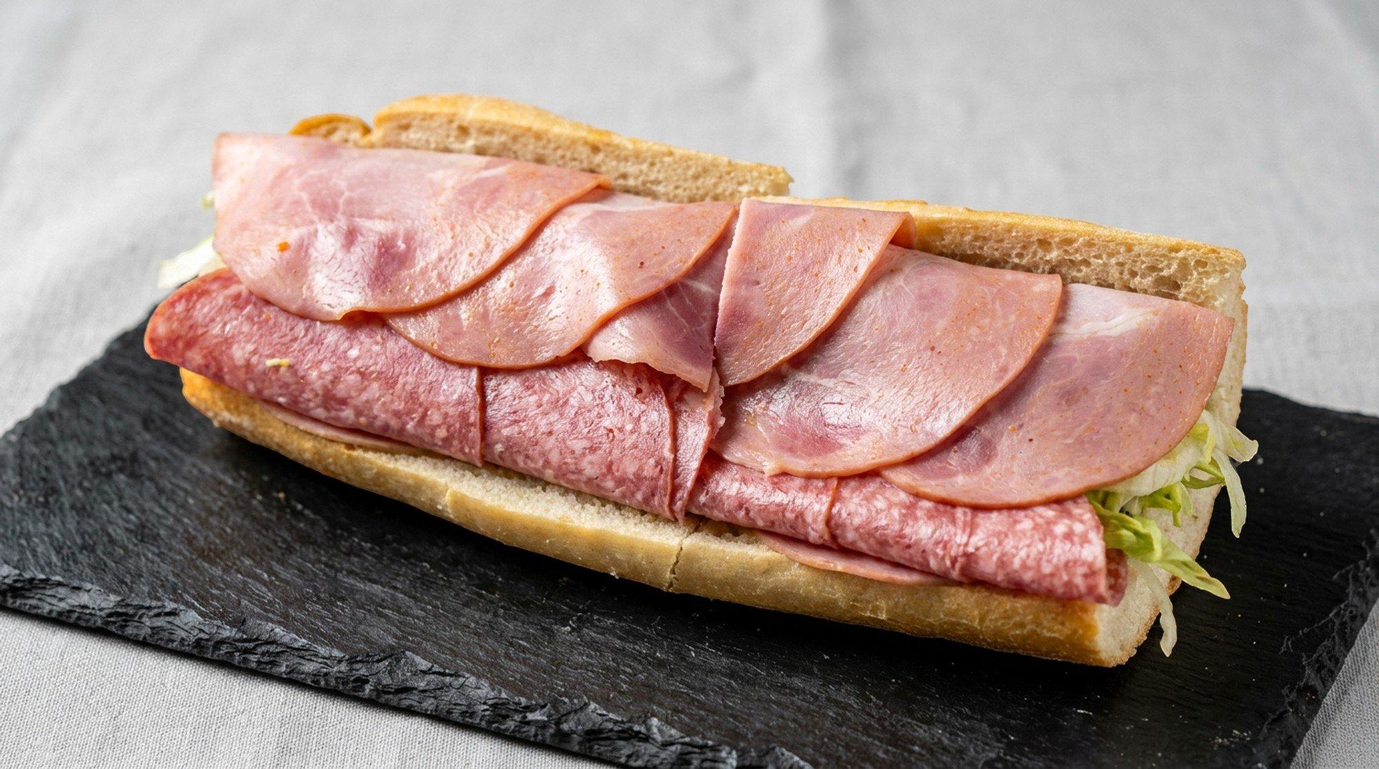 Capicola, Salami and Cheese.