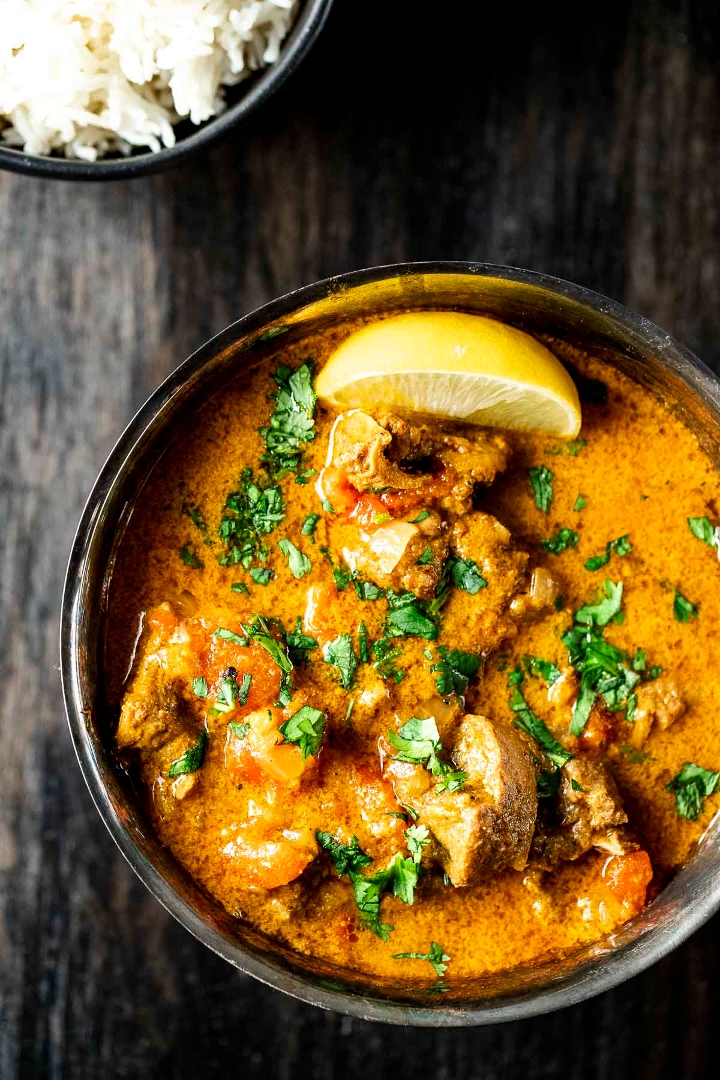 Mango Lemon Mutton Curry.