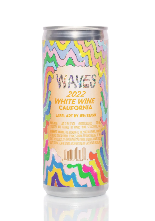 Las Jaras Waves White Wine.