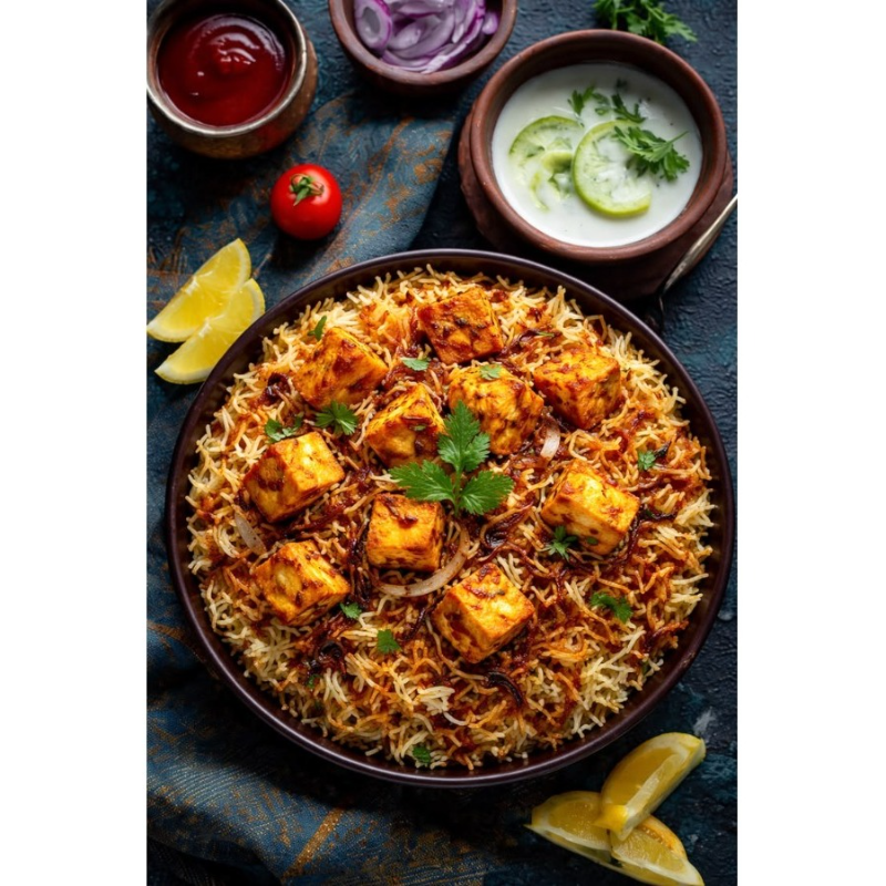 Paneer Biryani.