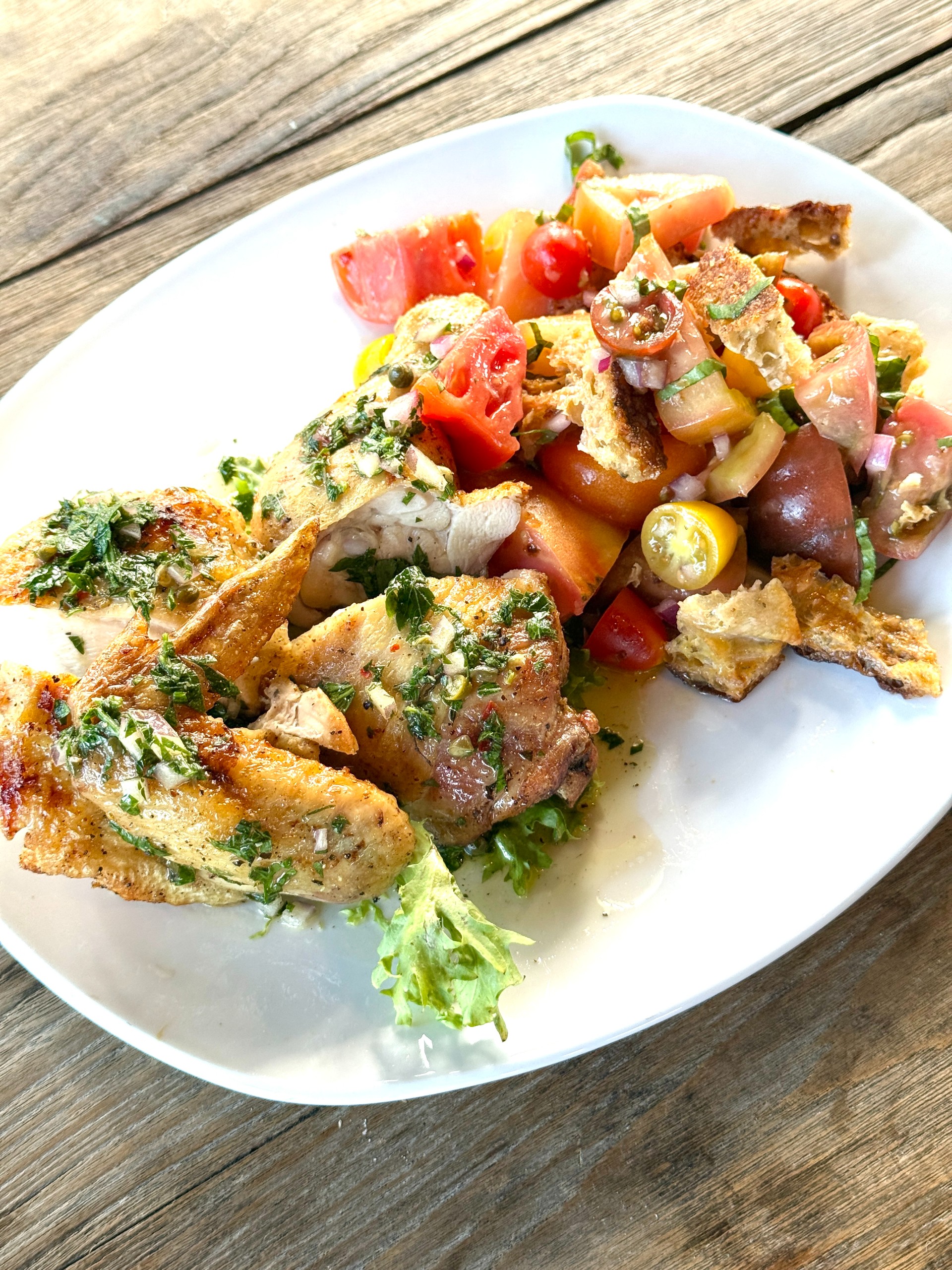 Summer Roast Chicken.