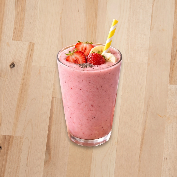 Strawberry Banana Smoothie.