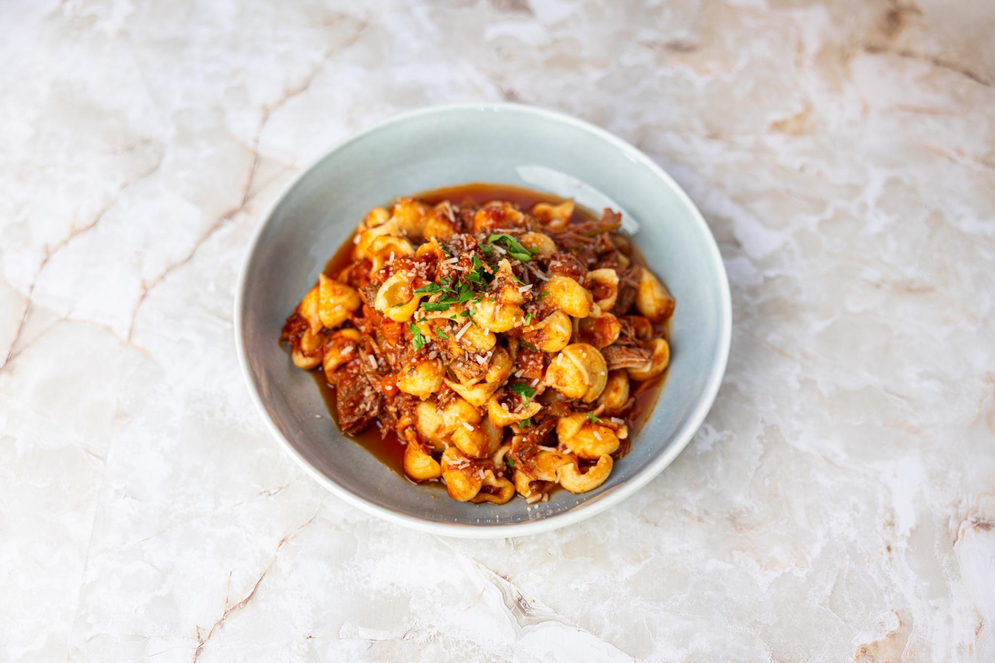 Braised Lamb Orecchiette.