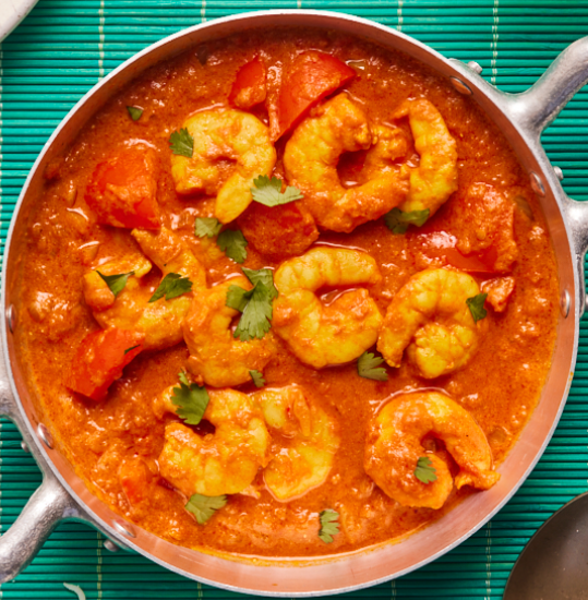 Shrimp Tikka Masala.