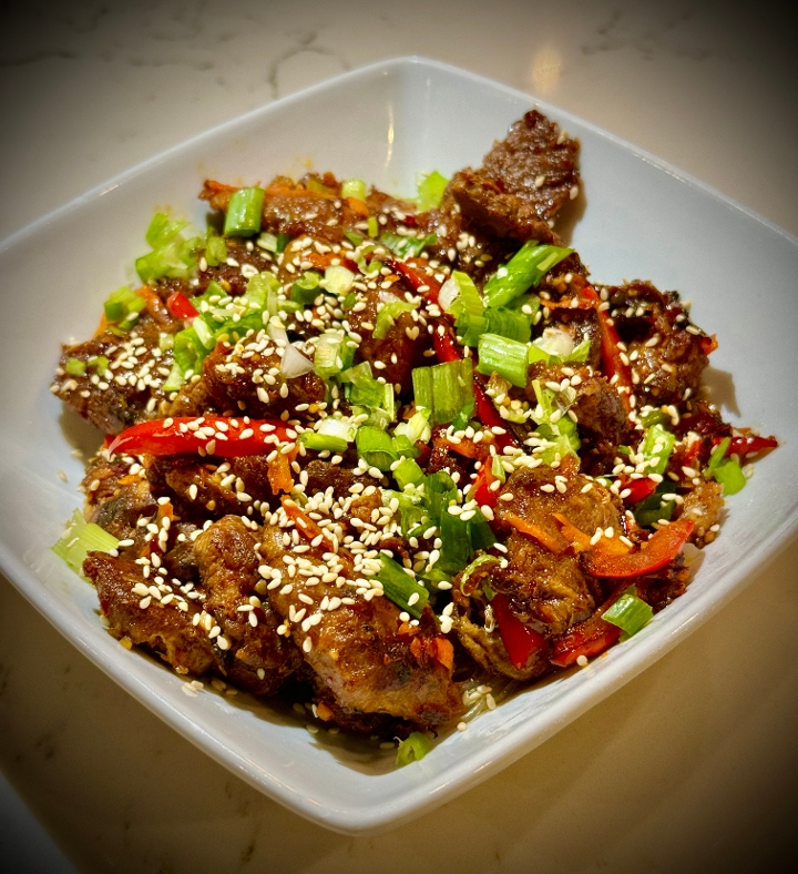 Asian Stir Fry Beef Bowl.