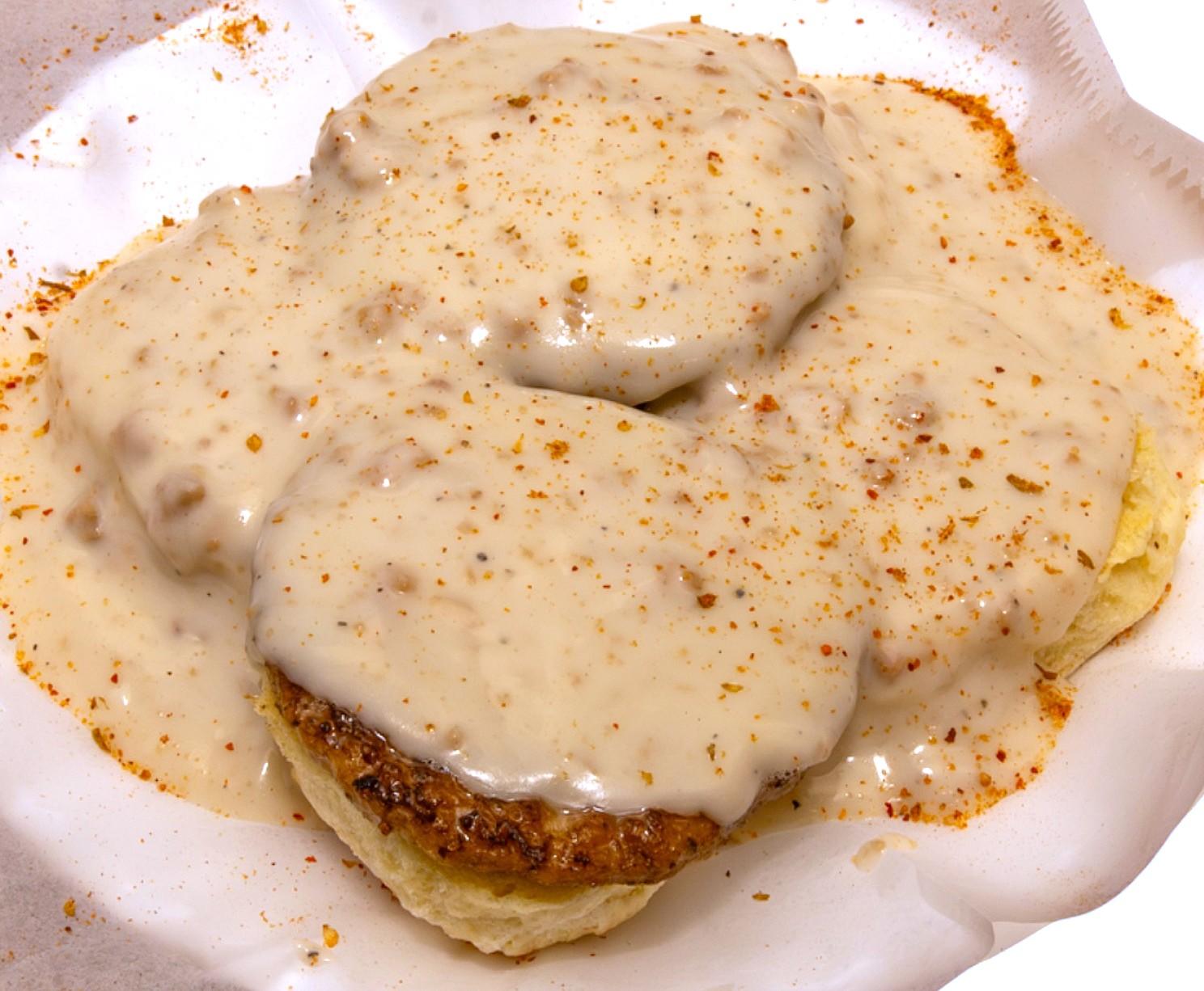 Nozzleman Sausage Biscuit & Gravy.