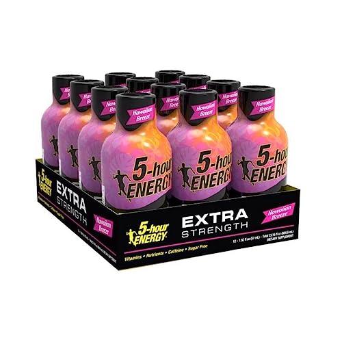 5-hour ENERGY Shot  Extra Strength  Hawaiian Breeze (1.93 Oz.  12 Count).
