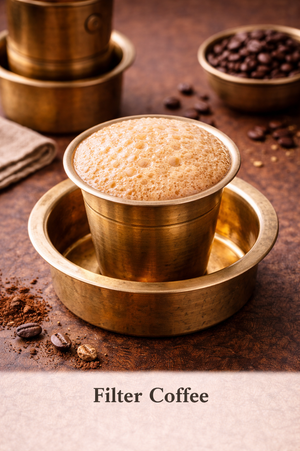 MADRAS FILTER COFFEE.