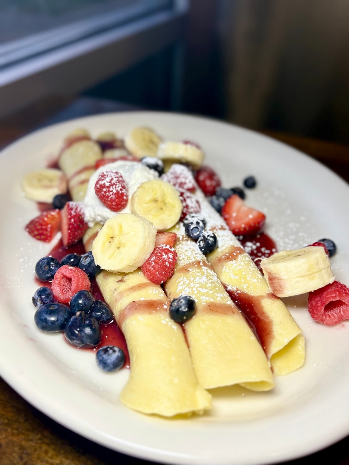 Fresh Fruit Crêpes.