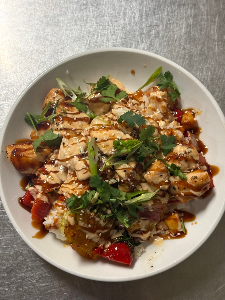 Yum Yum Salmon Bowl.