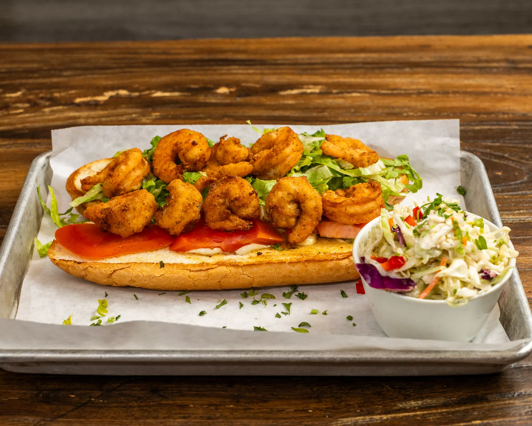 Shrimp Po'Boy.