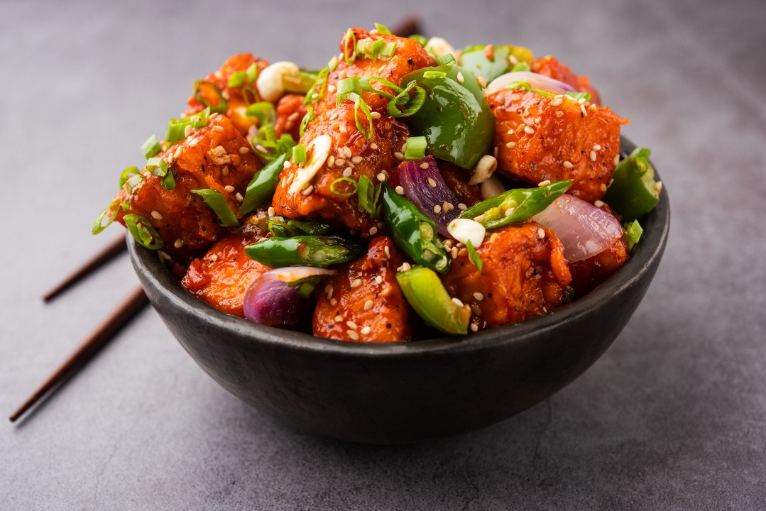 Chilli Paneer.