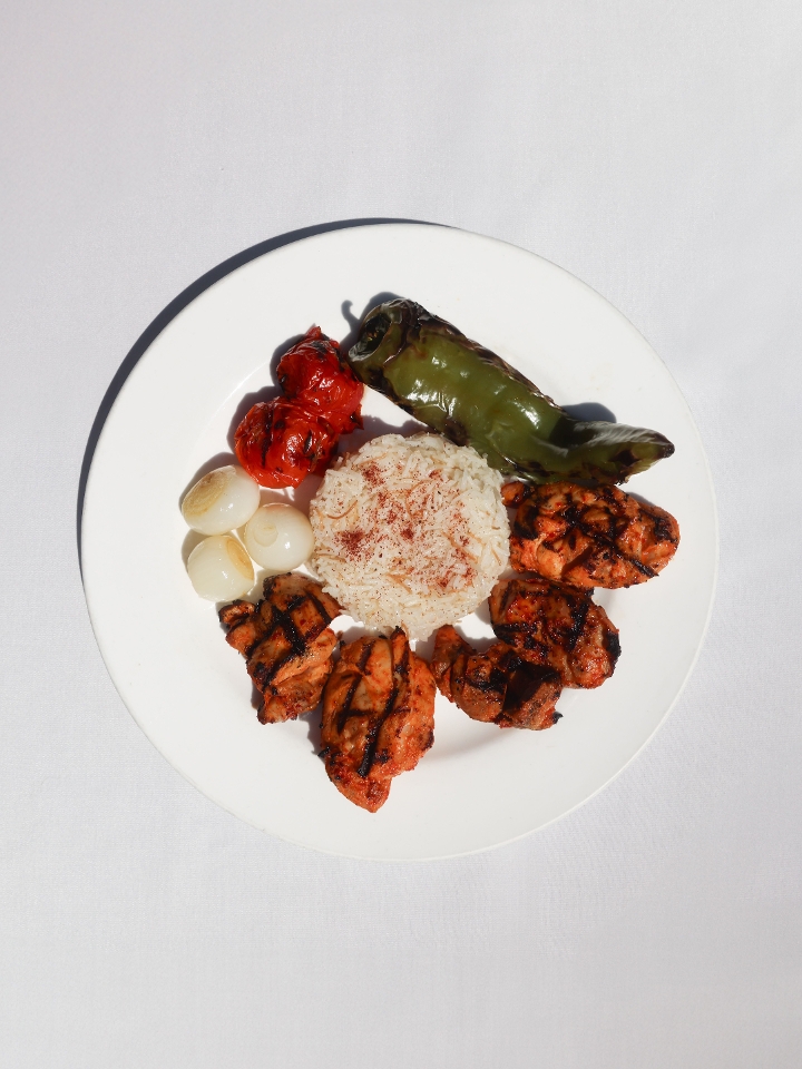 CHICKEN KEBAB.