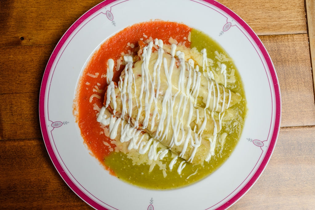 Red Cheese Enchiladas.