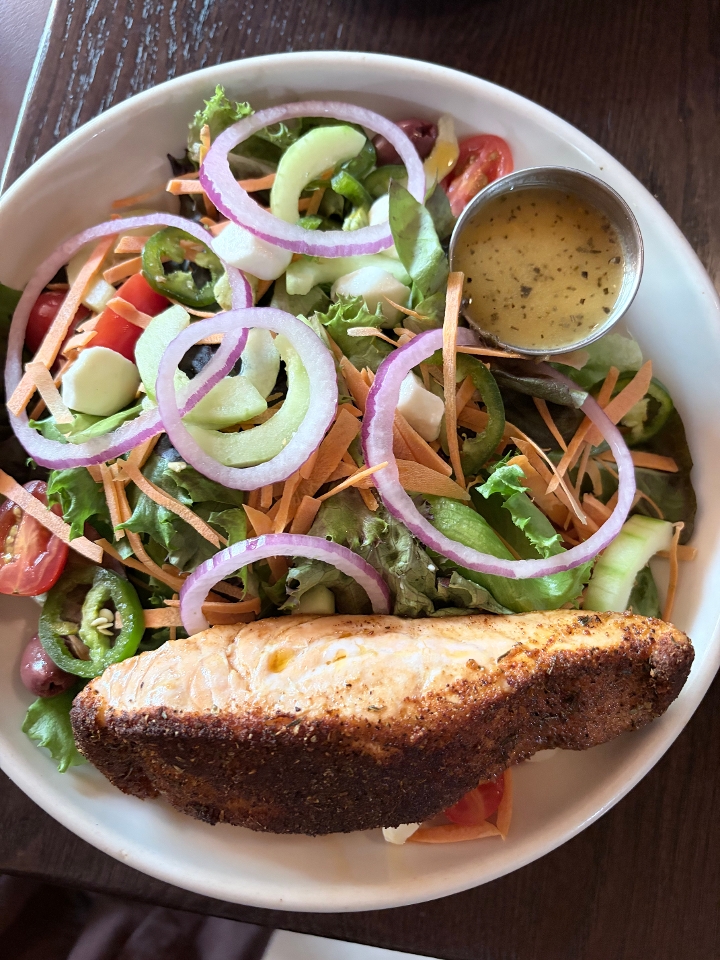 Blackened Salmon Salad.