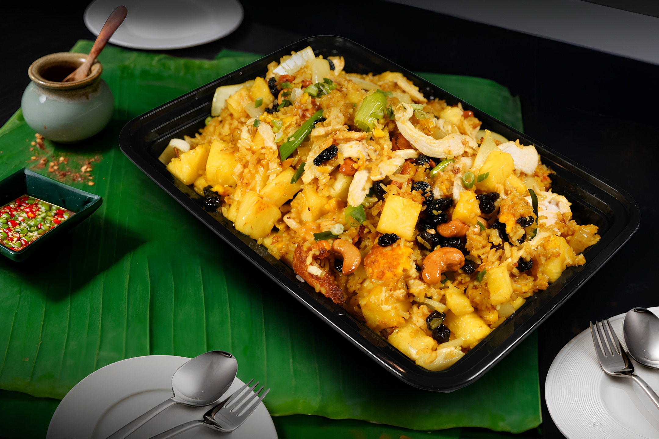 Party Size - Pineapple Fried Rice.