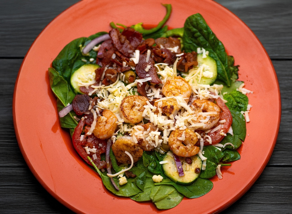 Spinach Salad Shrimp.