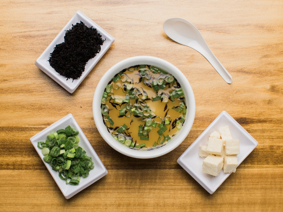 Miso soup.