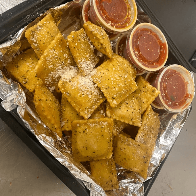 Fried Cheese Ravioli.