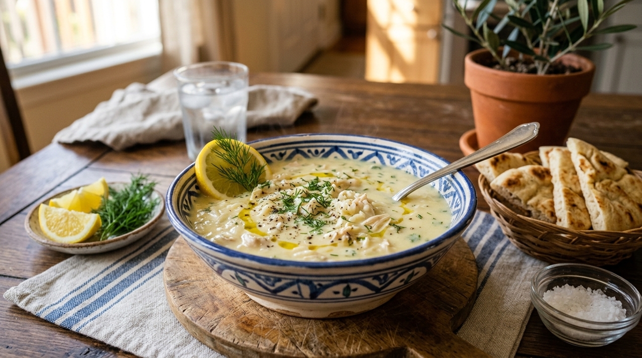 LARGE SOUP - AVGOLEMONO.