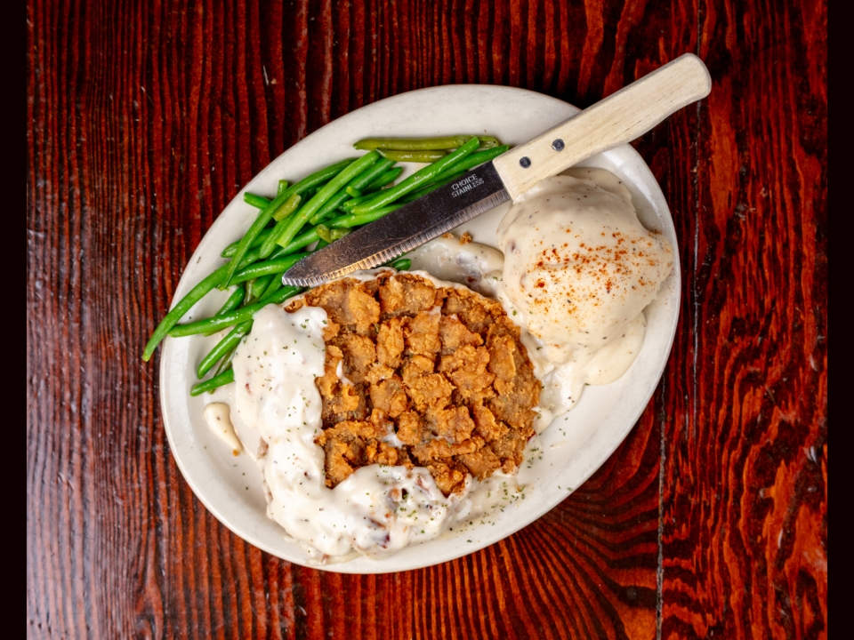 Chicken Fried Steak (O).
