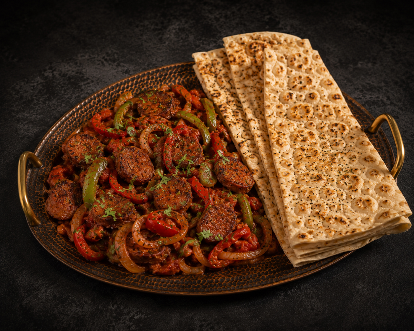 Sosis Bandari Platter (Sausage Skillet).