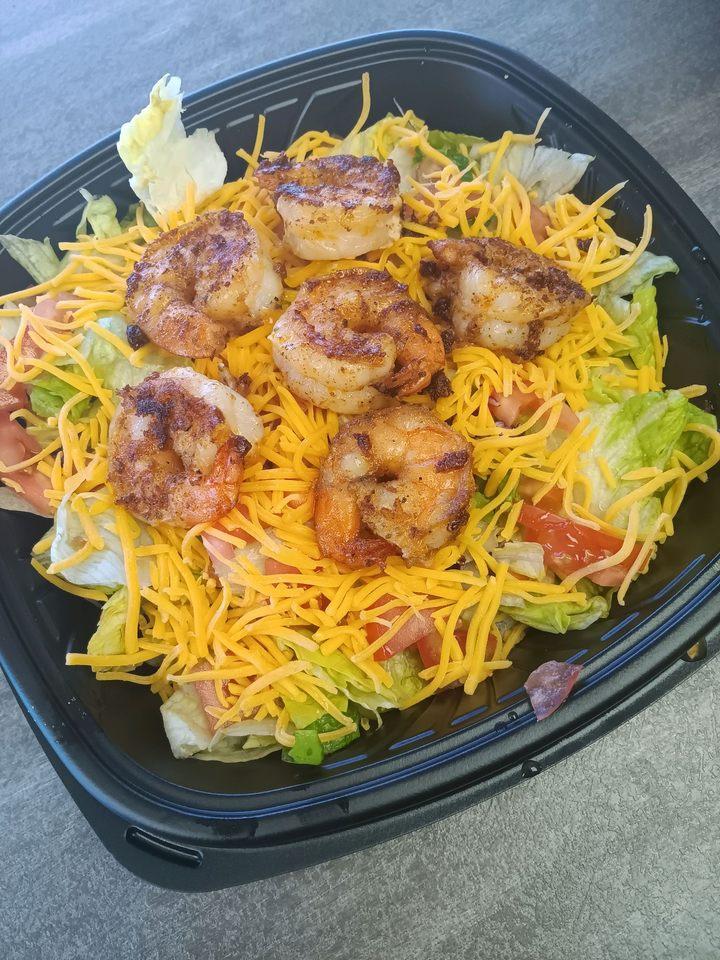 Grilled Shrimp Salad.