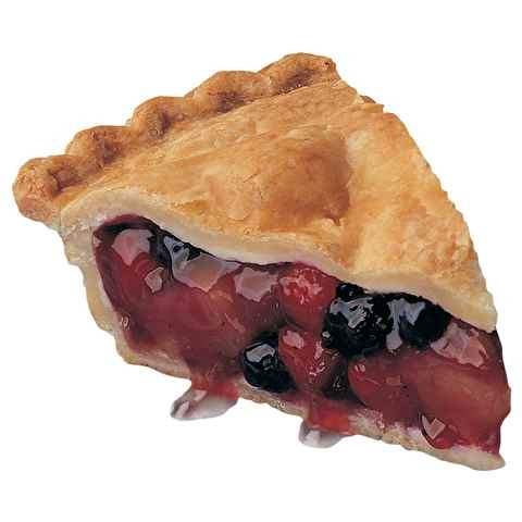 Fruit of the forest pie - Slice.