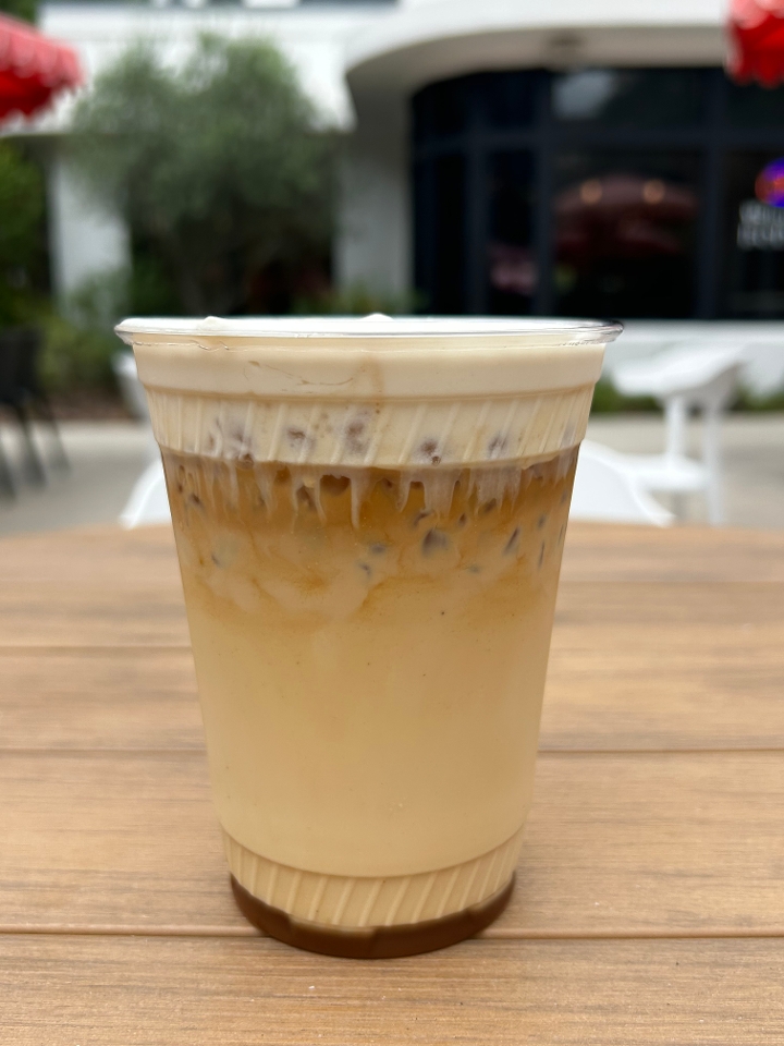 Caramel Ice-Cream Flan Latte w/ Flan Cold Foam *SPECIAL*.