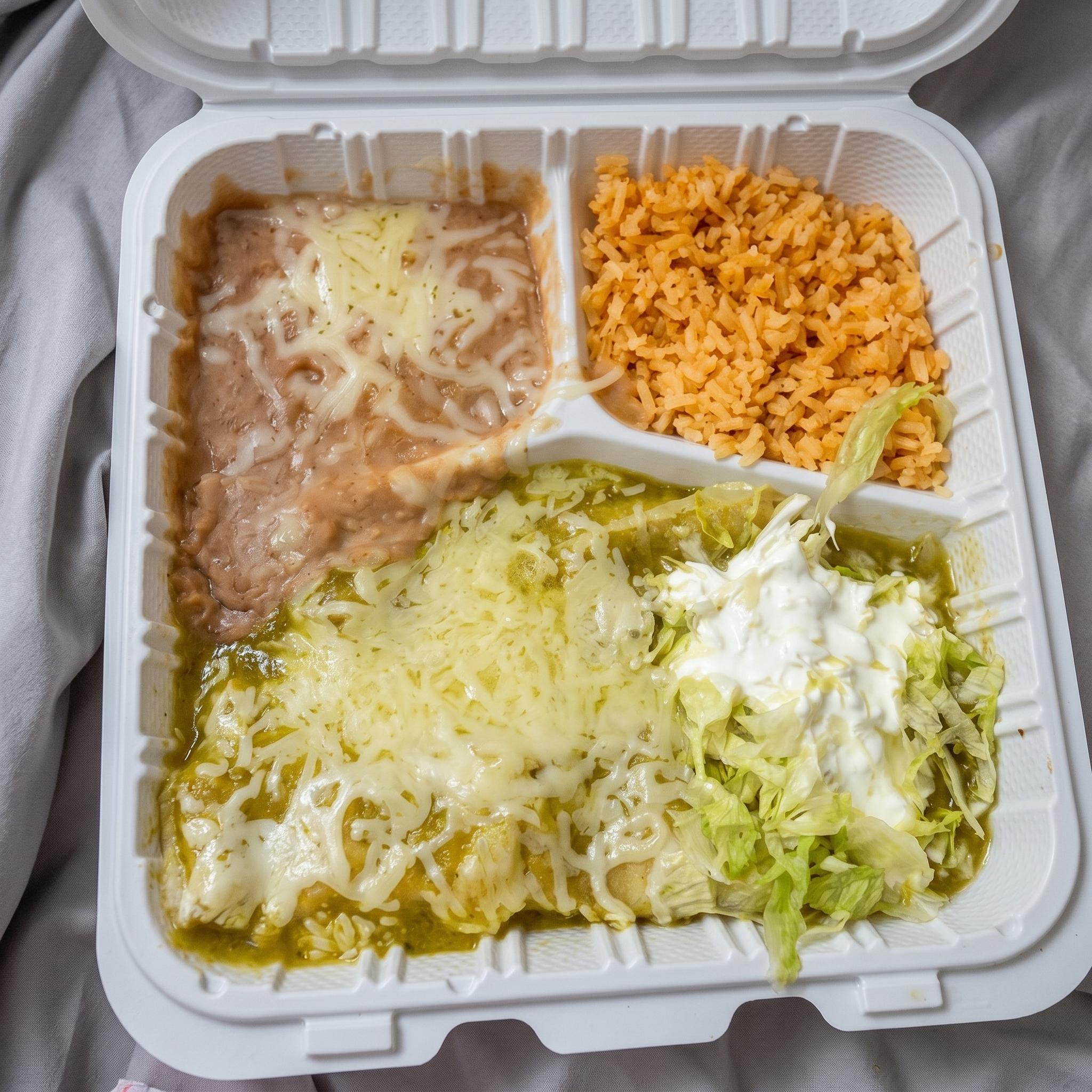 #12 Two Enchiladas.
