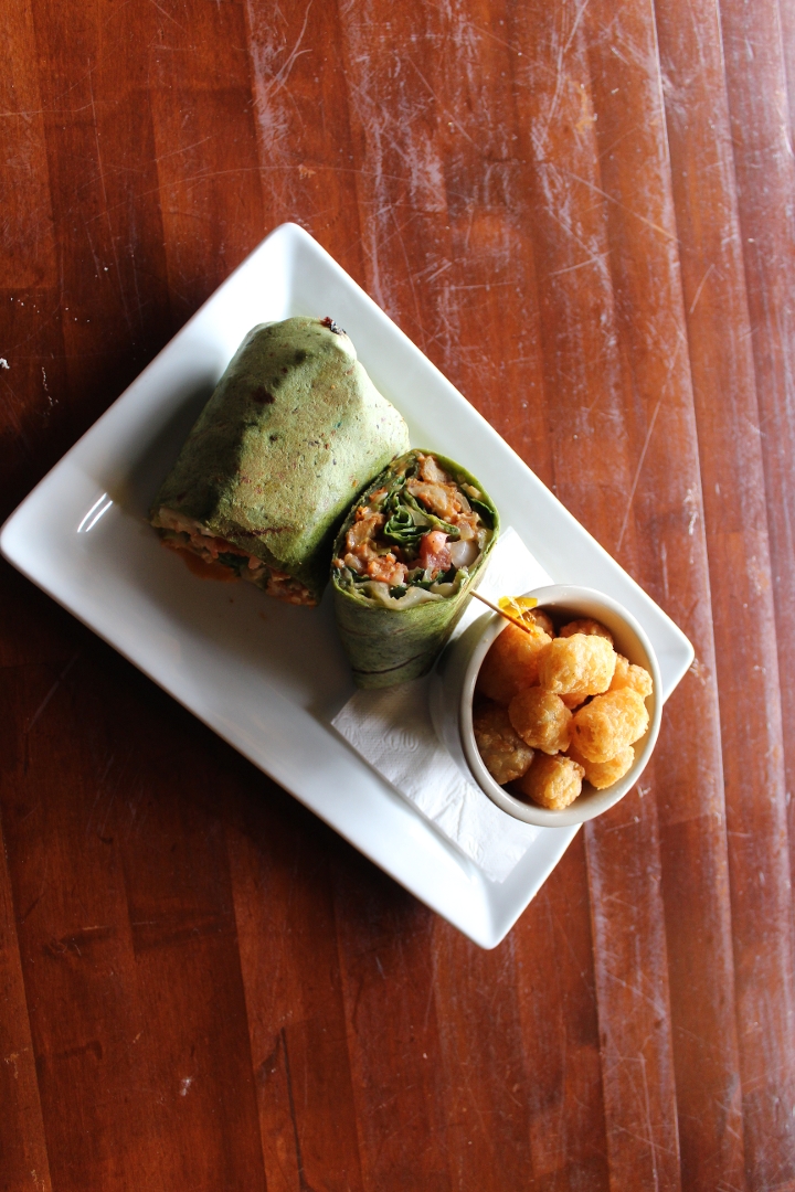 Blackened Chicken Wrap.