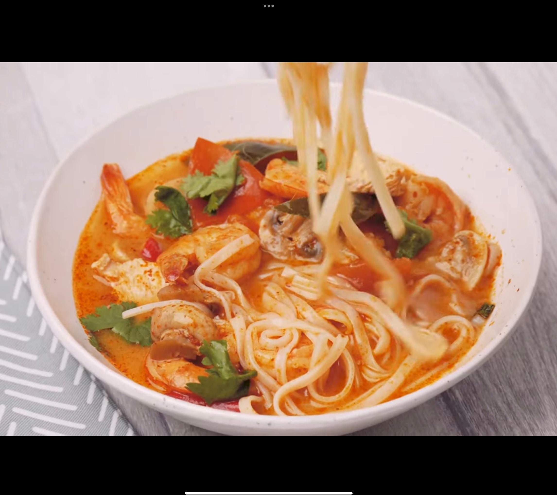 #Tom Yum Noodle Soup (16 oz.).