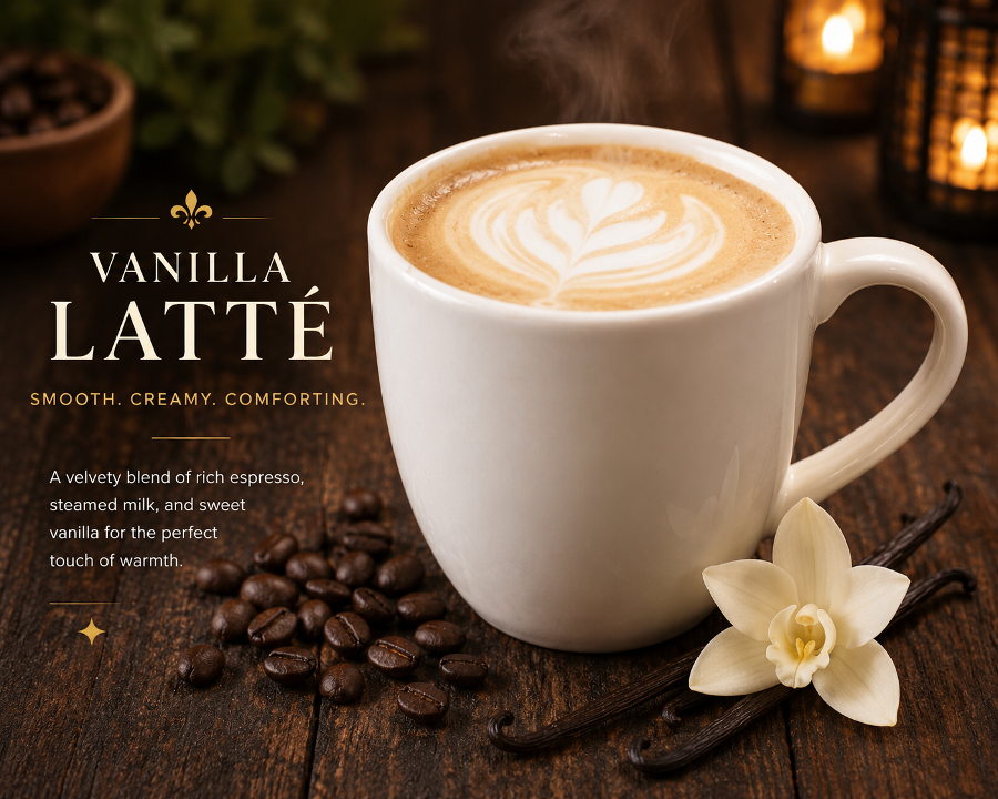 Vanilla Latte.