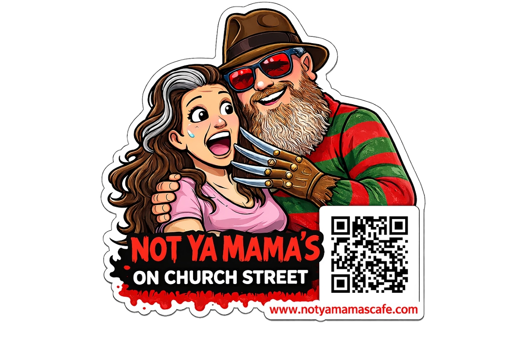 NYM elm street stickers.