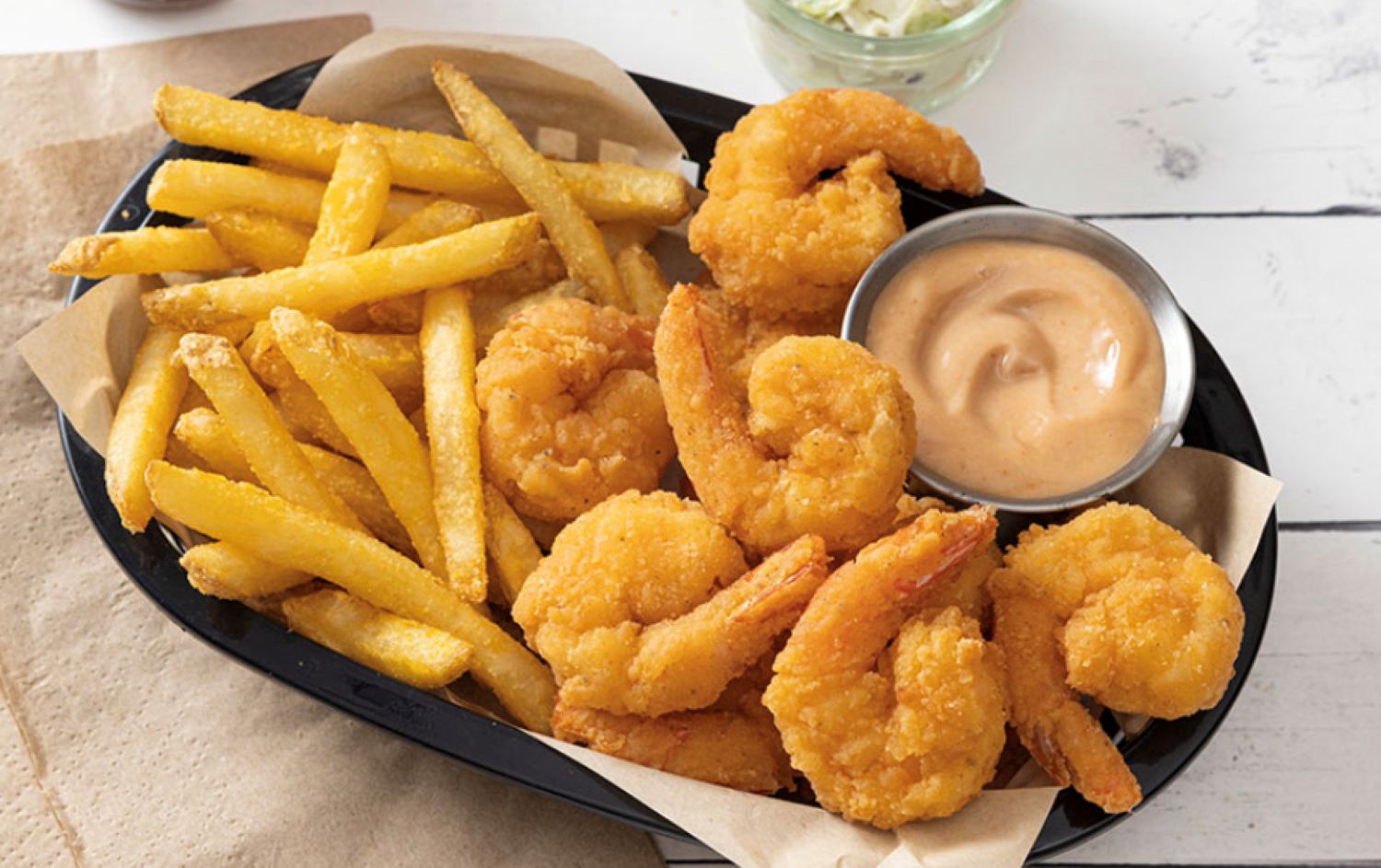 Fried Shrimp Basket.
