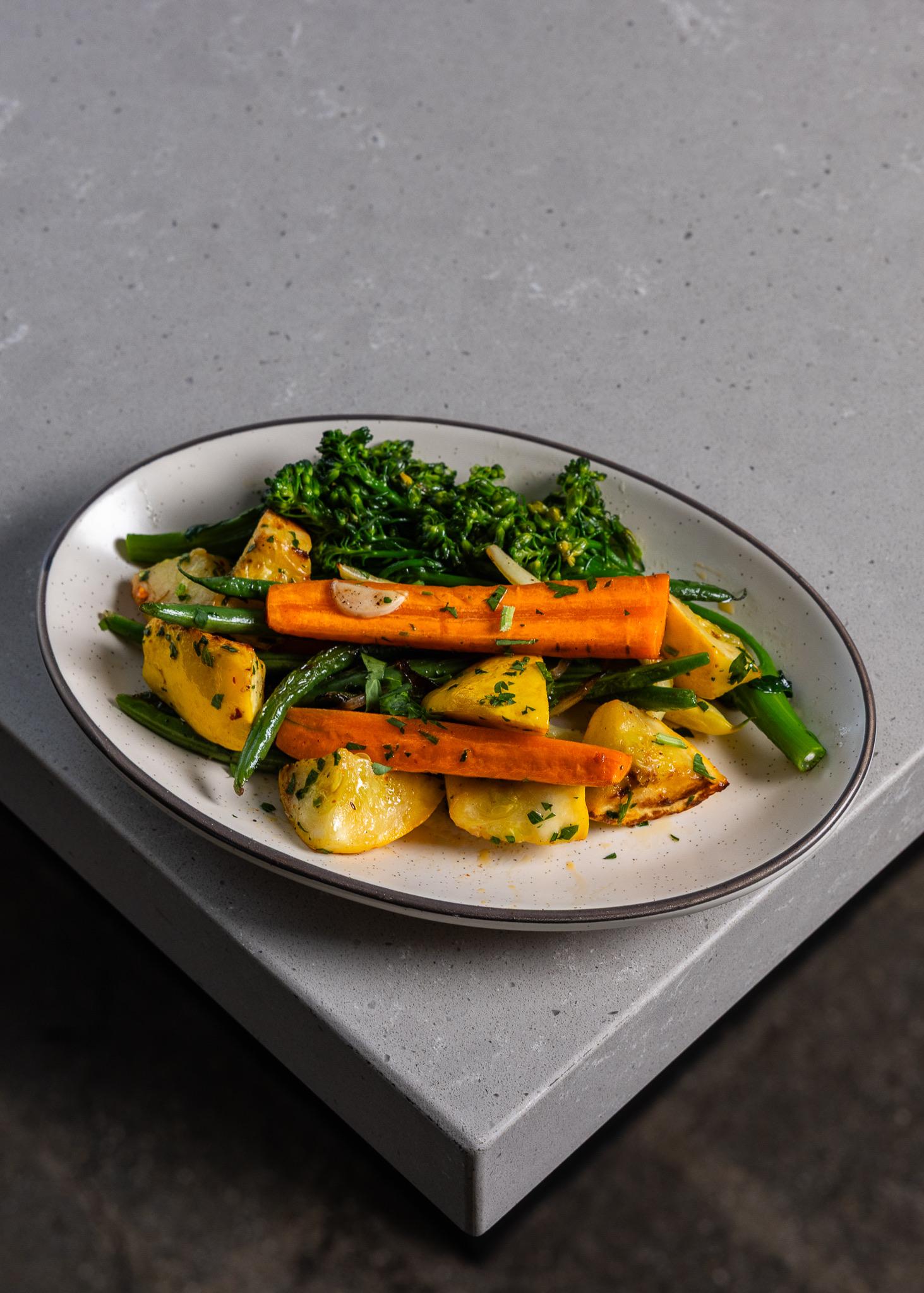 Seasonal Vegetables.