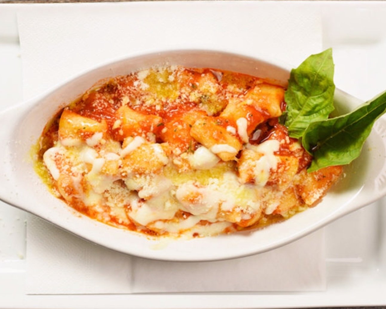 Vegan Sorrentina Gnocchi.