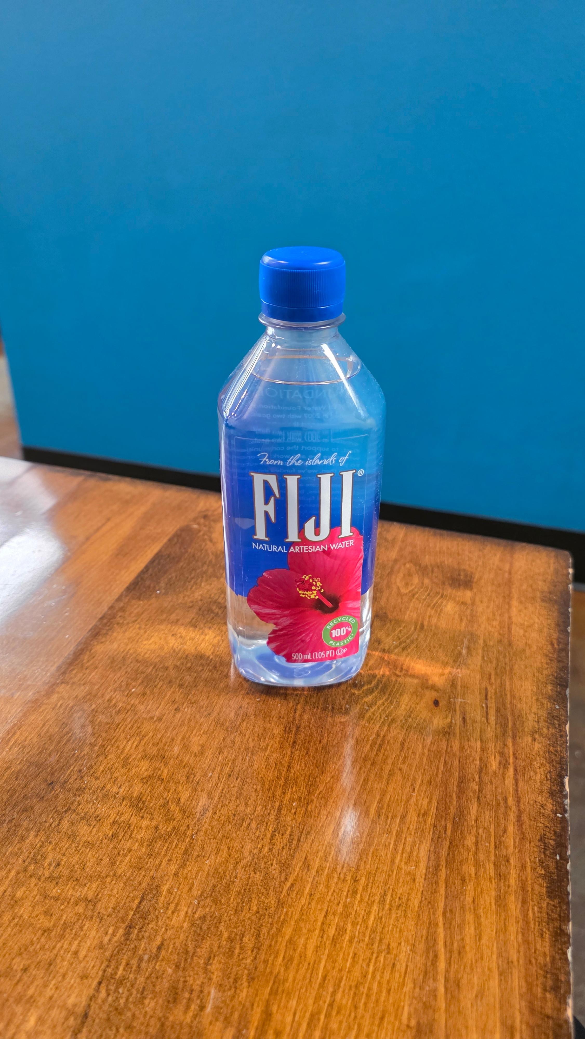 Bottled water.